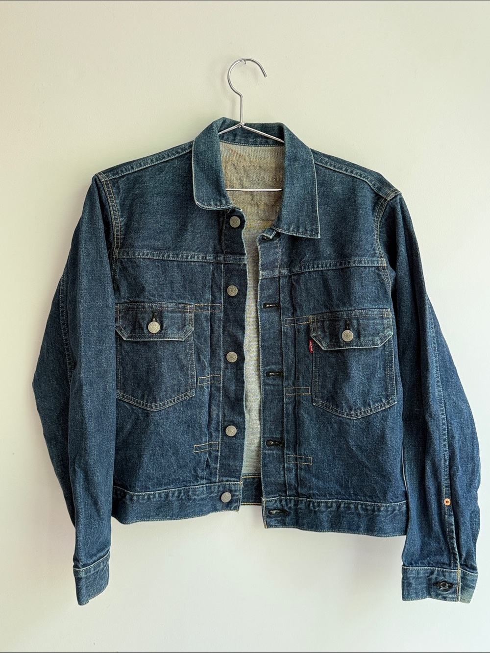 Levi's Japanese Vintage Trucker Dark Blue Denim Jacket